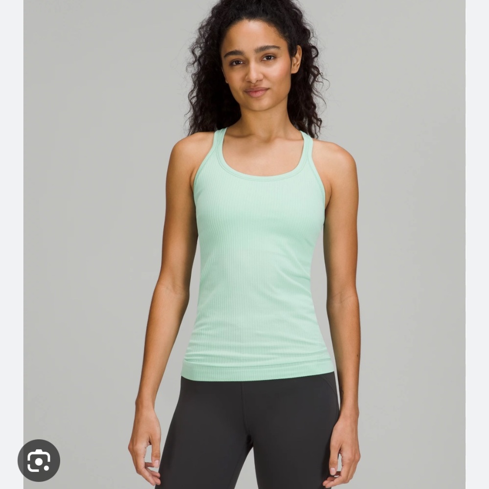 Lululemon Ebb to Street Racerback Tank Top Size 8